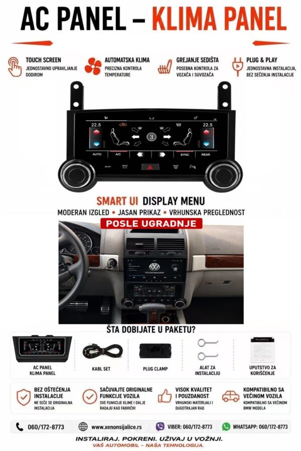 AC KLIMA PANEL VW TOUAREG 2003-2010