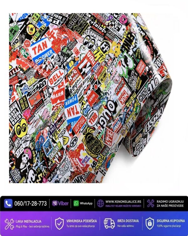 FOLIJE STICKER BOMB