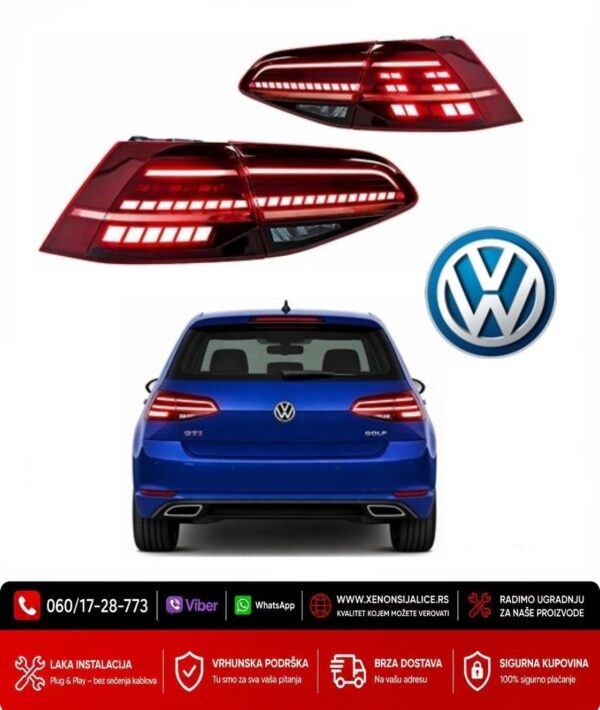 LED STOP SVETLA VW GOLF 7 13-17
