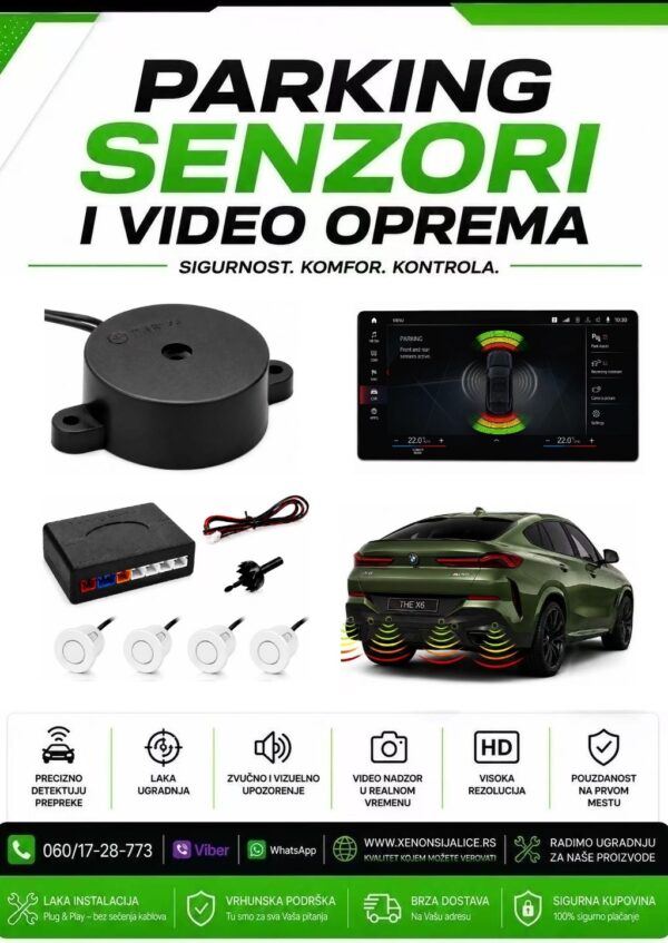 BELI VIDEO PARKING SENZORI PRIKAZ NA MULTIMEDIJI