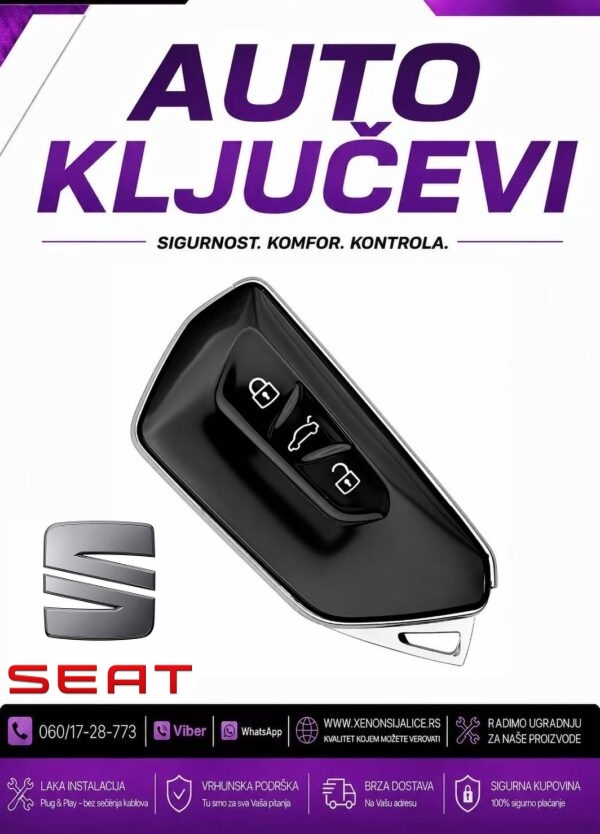 KLJUC SEAT KUCISTE KLJUCA MODEL 4