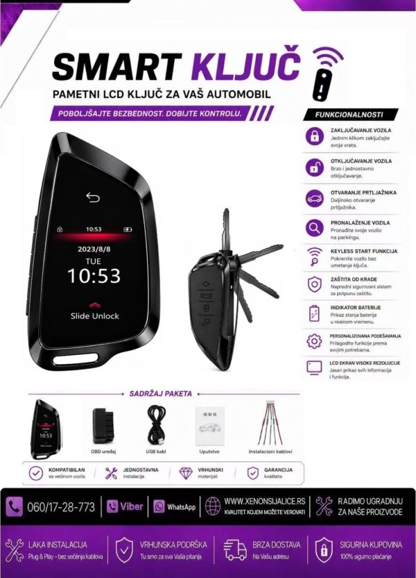 PAMETNI KLJUC SMART KEY UNIVERZALNI MODEL 2