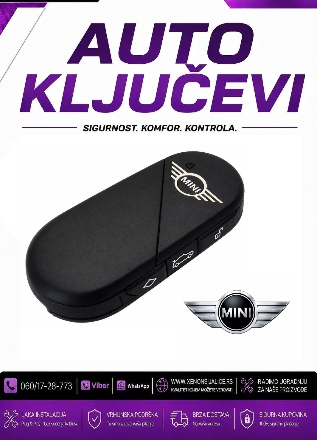 KLJUC MINI MORIS KUCISTE KLJUCA MODEL 5