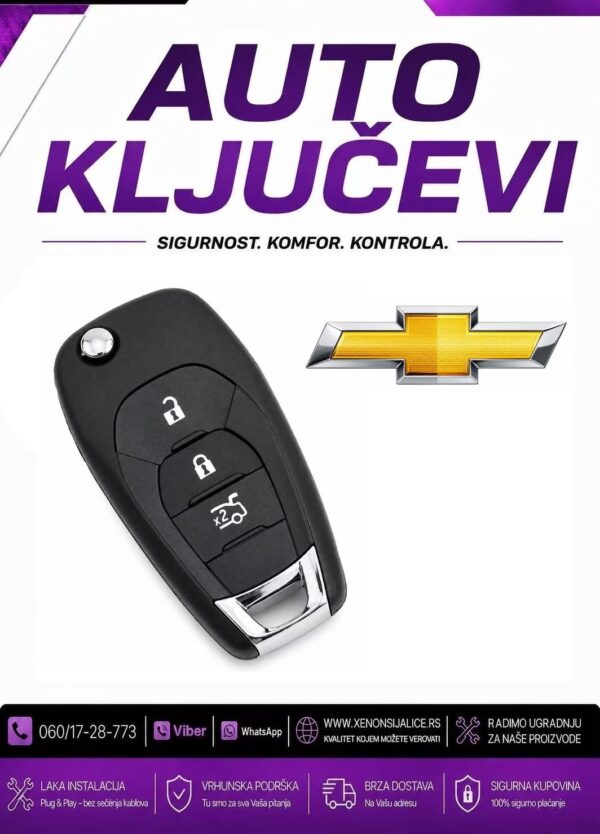 KLJUC CHEVROLET KUCISTE KLJUCA MODEL 2
