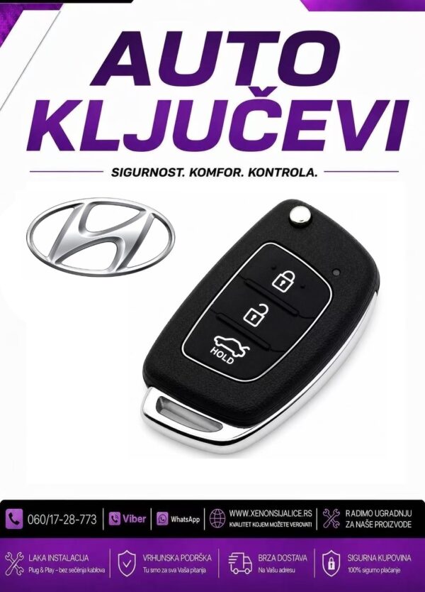 KLJUC HYUNDAI KUCISTE KLJUCA MODEL 2