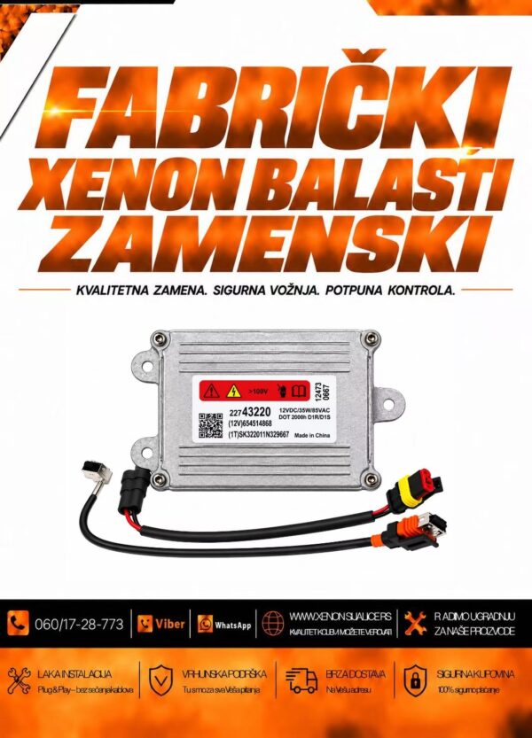 FABRICKI XENON BALASTI ZAMENSKI