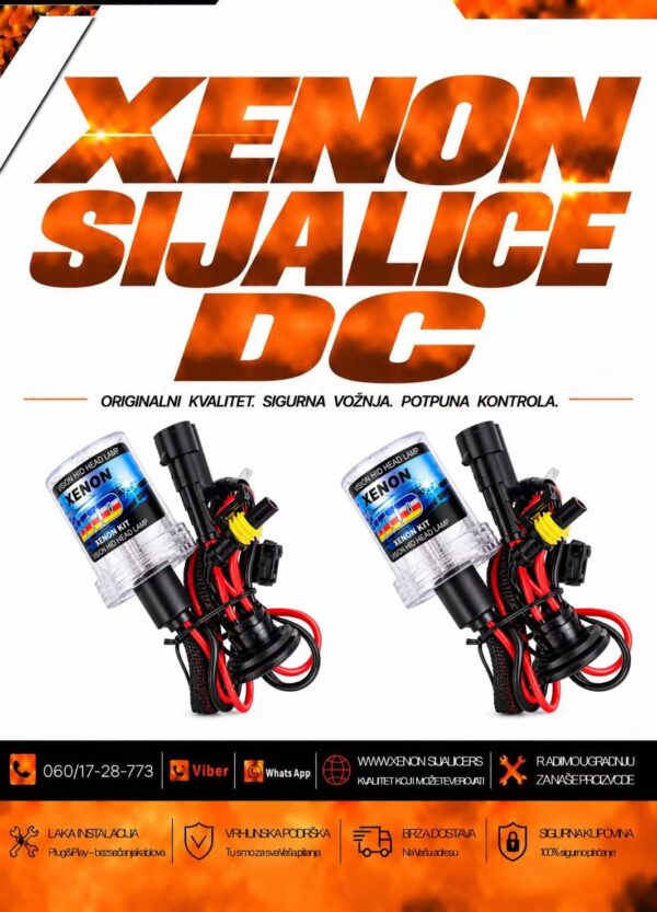 XENON SIJALICE DC