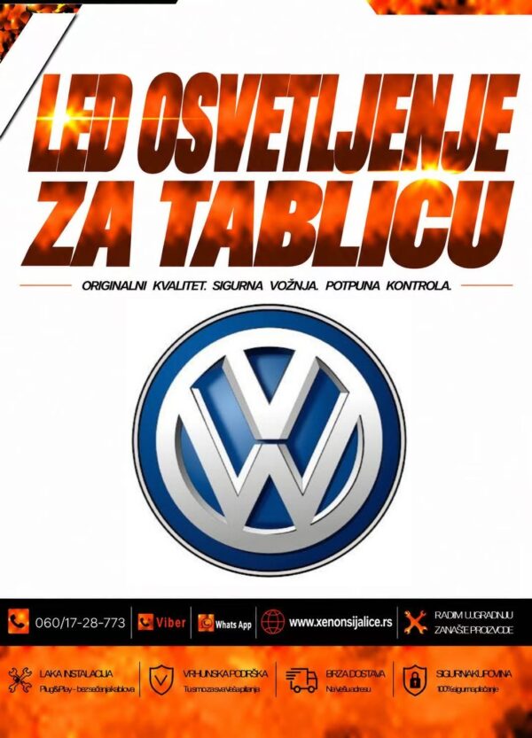 LED OSVETLJENJE ZA TABLICU VW