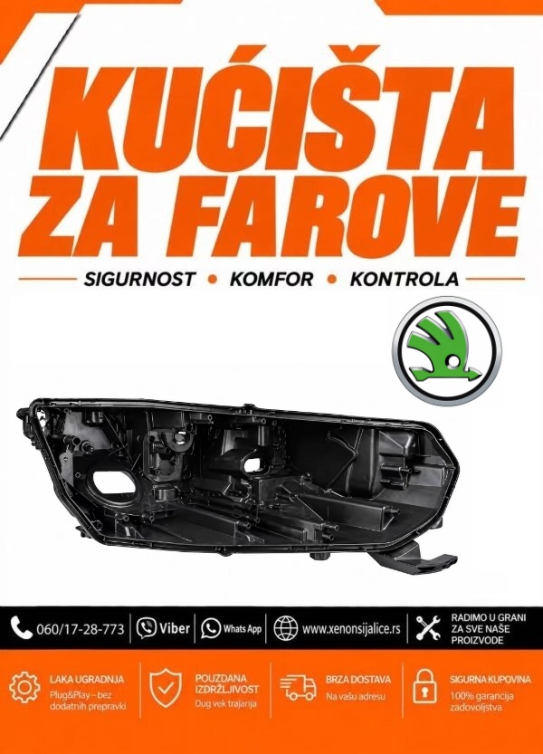 KUCISTE FARA SKODA OCTAVIA 20-23 LED
